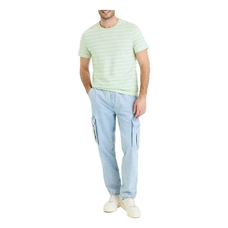 CELIO Round-Neck Cotton T-Shirt