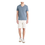 CELIO Slim V-Neck T-Shirt In Stretch Cotton