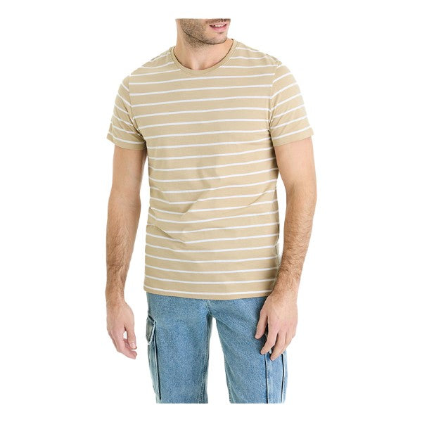 CELIO Round-Neck Cotton T-Shirt