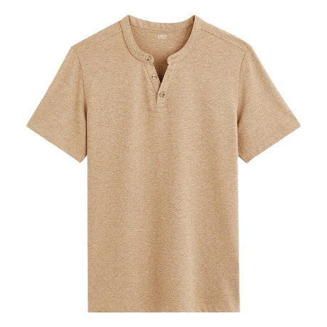 CELIO Cotton Blend Straight Neck T-Shirt