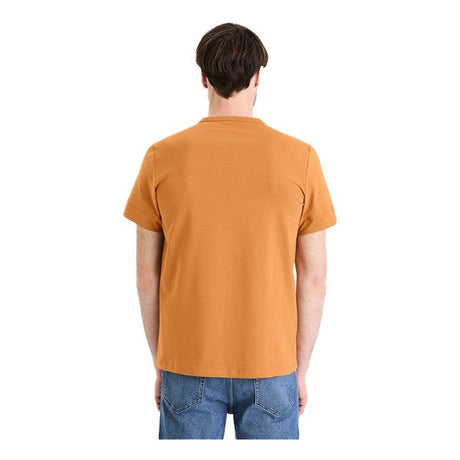 CELIO Stretch Cotton Tunisian Collar T-Shirt