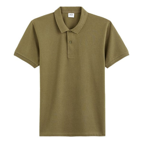 CELIO Straight Pique Cotton Polo Shirt