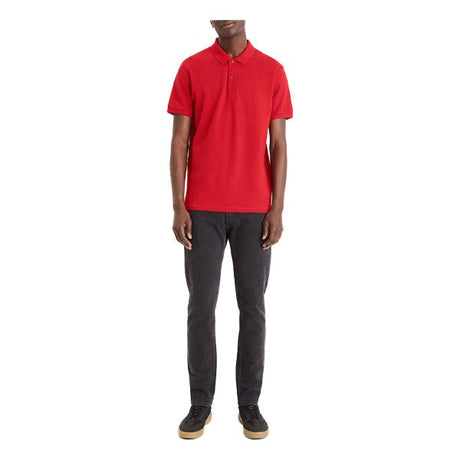 CELIO Straight Pique Cotton Polo Shirt