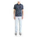 CELIO Regular Pique Polo Shirt In Printed Cotton