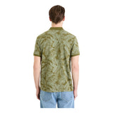 CELIO Regular Piquأ© Polo Shirt In Printed Cotton