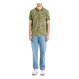 CELIO Regular Piquأ© Polo Shirt In Printed Cotton
