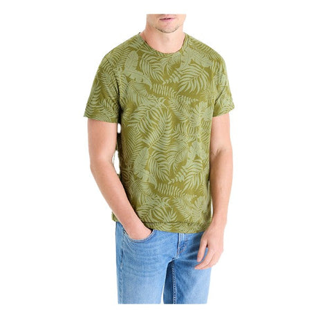 CELIO Round-Neck Cotton T-Shirt