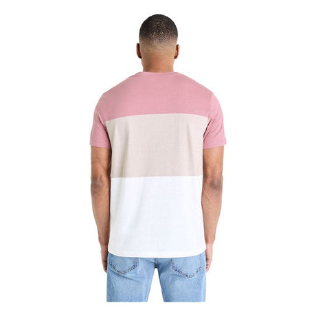 CELIO Color Block Round Neck T-Shirt