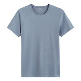 CELIO Slim Round-Neck T-Shirt In Stretch Cotton