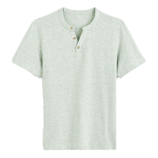 CELIO Cotton Blend Straight Neck T-Shirt