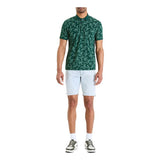 CELIO Regular Piquأ© Polo Shirt In Printed Cotton