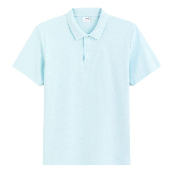 CELIO Regular Cotton Jersey Polo Shirt
