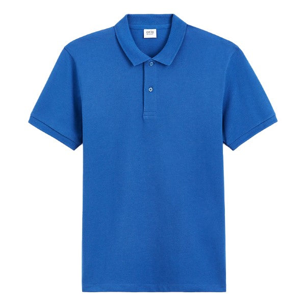 CELIO Straight Pique Cotton Polo Shirt