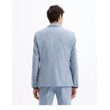 Slim Stretch Suit Jacket - Chambray