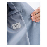Slim Stretch Suit Jacket - Chambray