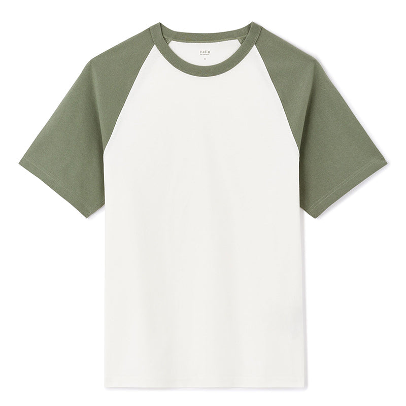 Boxy Round Neck T-Shirt 100% Cotton