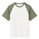 Boxy Round Neck T-Shirt 100% Cotton