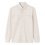 Textured 2-Pocket Overshirt - Beige