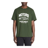 Boxy Round Neck T-Shirt 100% Cotton - Green