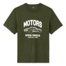 Boxy Round Neck T-Shirt 100% Cotton - Green