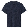 Straight Round Neck T-Shirt 100% Cotton - Navy