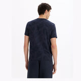 Straight Round Neck T-Shirt 100% Cotton - Navy