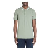 Slim Stretch Cotton Polo Shirt - Gray