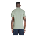 Slim Stretch Cotton Polo Shirt - Gray