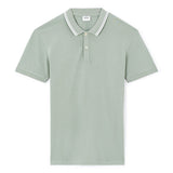 Slim Stretch Cotton Polo Shirt - Gray