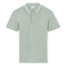 Slim Stretch Cotton Polo Shirt - Gray