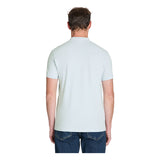 Slim Stretch Cotton Polo Shirt - Light Blue
