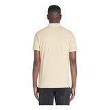 Slim Stretch Cotton Polo Shirt - Beige