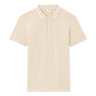 Slim Stretch Cotton Polo Shirt - Beige
