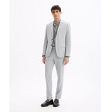Slim Stretch Suit Jacket - Light Gray