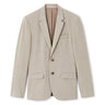 Slim Stretch Suit Jacket - Beige