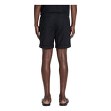 Linen And Cotton Bermuda Shorts - Black