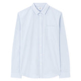 Regular Striped Shirt 100% Cotton - Blue