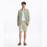 Regular-Fit Viscose Cotton Shirt - Khaki