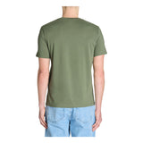 Straight Round Neck T-Shirt 100% Cotton - Khaki