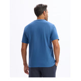 100% Cotton Boxy Crew Neck T-Shirt - Navy