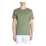 Straight Round Neck T-Shirt 100% Cotton - Light Khaki