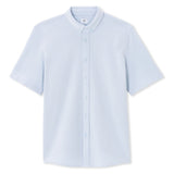 Regular Jersey Pique Shirt - Blue