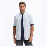 Regular Jersey Pique Shirt - Blue