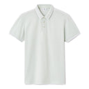 Regular Cotton Blend Polo Shirt - Mineral Green