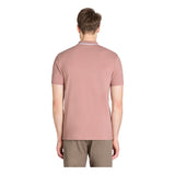 Slim Stretch Cotton Polo Shirt - Pink