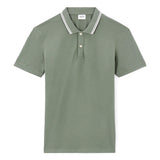 Slim Stretch Cotton Polo Shirt - Light Green
