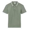 Slim Stretch Cotton Polo Shirt - Light Green