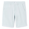Stretch Cotton Chino Bermuda Shorts - Light Blue