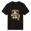 100% Cotton Crew Neck Straight T-Shirt - Black