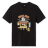 100% Cotton Crew Neck Straight T-Shirt - Black
